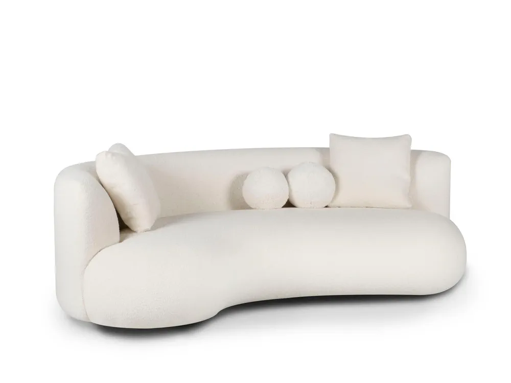 Curved Fabric Sofa BUBBLE MORADA curved fabric sofa Interiu